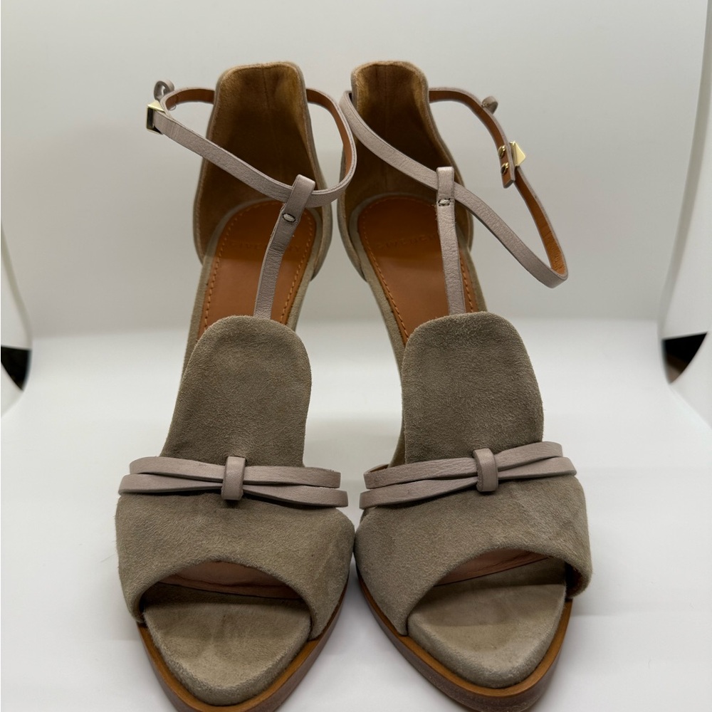 Givenchy Taupe Suede Heels